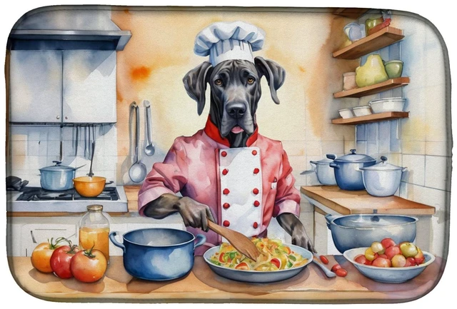 Main image of Great Dane The Chef Dish Drying Mat Absorbent Dish Drying Mat Pad for Kitchen Counter Dish Drainer Mat for Countertop, 14 x 21",