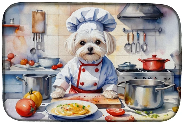 Main image of Maltese The Chef Dish Drying Mat Absorbent Dish Drying Mat Pad for Kitchen Counter Dish Drainer Mat for Countertop, 14 x 21", Mu