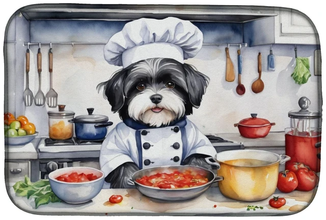 Main image of Havanese The Chef Dish Drying Mat Absorbent Dish Drying Mat Pad for Kitchen Counter Dish Drainer Mat for Countertop, 14 x 21", M