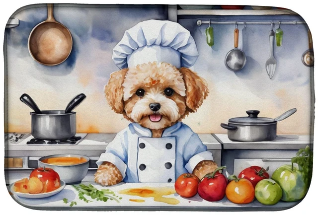 Main image of Maltipoo The Chef Dish Drying Mat Absorbent Dish Drying Mat Pad for Kitchen Counter Dish Drainer Mat for Countertop, 14 x 21", M