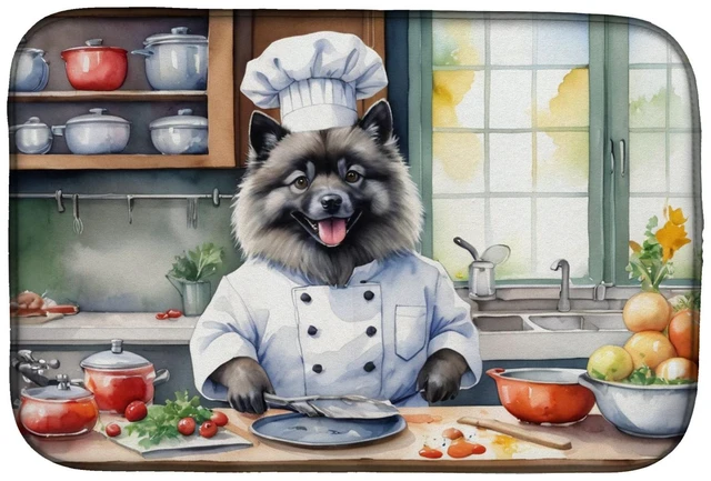 Main image of Keeshond The Chef Dish Drying Mat Absorbent Dish Drying Mat Pad for Kitchen Counter Dish Drainer Mat for Countertop, 14 x 21", M