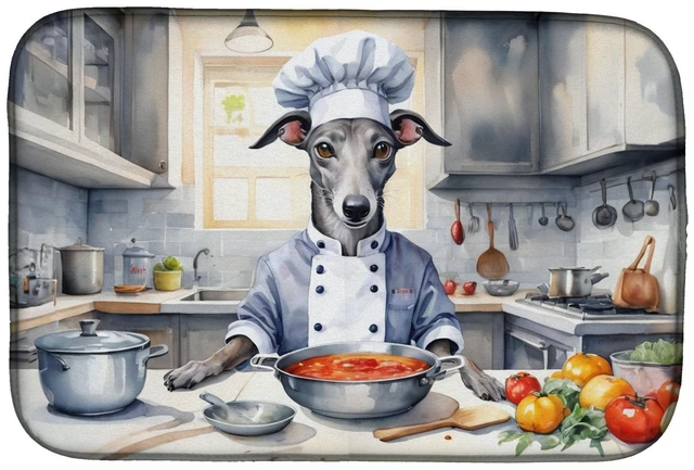 Main image of Greyhound The Chef Dish Drying Mat Absorbent Dish Drying Mat Pad for Kitchen Counter Dish Drainer Mat for Countertop, 14 x 21",