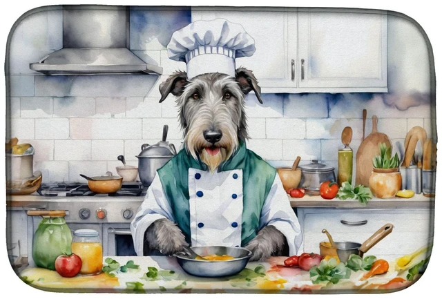 Main image of Irish Wolfhound The Chef Dish Drying Mat Absorbent Dish Drying Mat Pad for Kitchen Counter Dish Drainer Mat for Countertop, 14 x