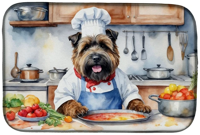Main image of Bouvier des Flandres The Chef Dish Drying Mat Absorbent Dish Drying Mat Pad for Kitchen Counter Dish Drainer Mat for Countertop,