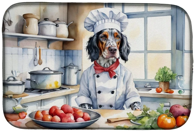 Main image of English Setter The Chef Dish Drying Mat Absorbent Dish Drying Mat Pad for Kitchen Counter Dish Drainer Mat for Countertop, 14 x