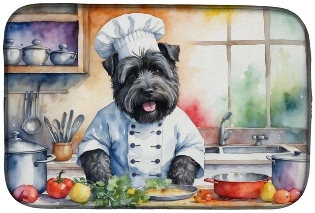 Main image of Bouvier des Flandres The Chef Dish Drying Mat Absorbent Dish Drying Mat Pad for Kitchen Counter Dish Drainer Mat for Countertop,