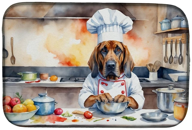 Main image of Bloodhound The Chef Dish Drying Mat Absorbent Dish Drying Mat Pad for Kitchen Counter Dish Drainer Mat for Countertop, 14 x 21",