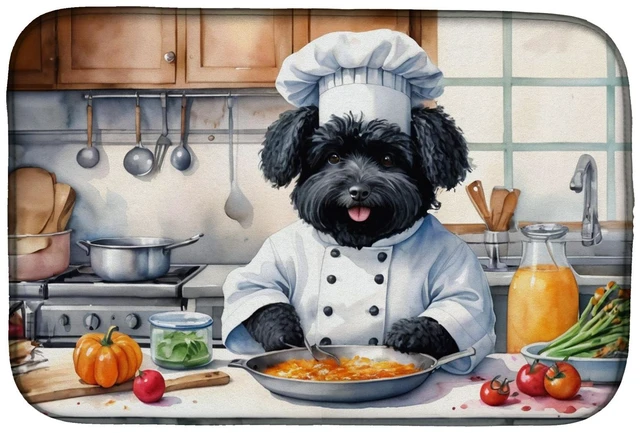 Main image of Puli The Chef Dish Drying Mat Absorbent Dish Drying Mat Pad for Kitchen Counter Dish Drainer Mat for Countertop, 14 x 21", Multi
