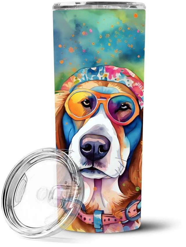 Main image of Hippie Dawg Stainless Steel Skinny Tumbler Vacuum Double Walled Reusable Insulated Tumbler Travel Cup for Coffee Cocktails Gift