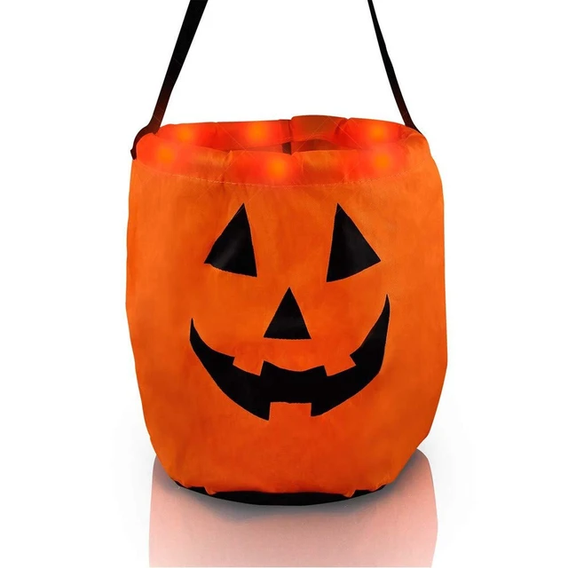 Alt view image 2 of 2 - LED Halloween Trick or Treat Bag