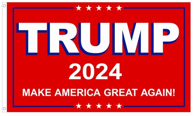 Main image of 2024 Donald Trump Make America Great Again Fade Resistant 3x5 Indoor Outdoor Flag Thick Fabric Waterproof