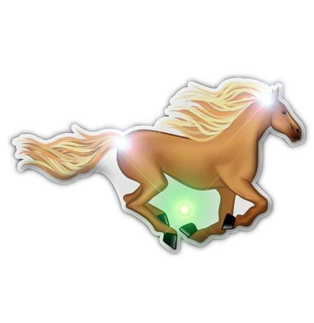 Main image of Blinkee Horse Flashing Body Light Lapel Pins