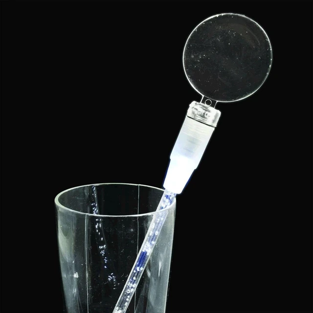 Main image of Blinkee White Cocktail Party Light Up Swizzle Stick Drink Stirrer by