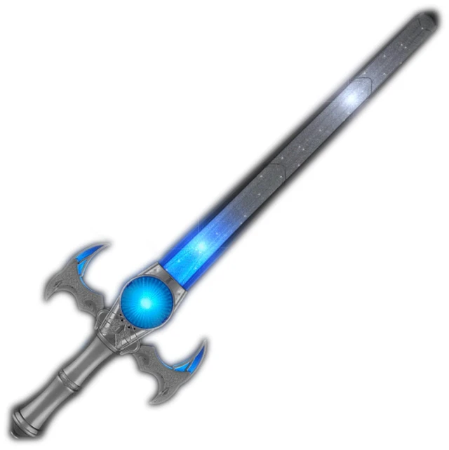 Main image of blinkee Glowing Medievil Ice Knight Sword | Blue LED Lights with 6 Function Modes