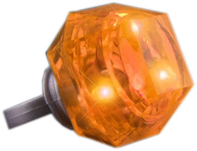 Main image of Blinkee Huge Gem Ring Orange Diamond for Parties, Fundraisers, and Special Occasions