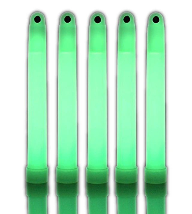 Alt view image 2 of 2 - 6 Inch Glow Sticks Green