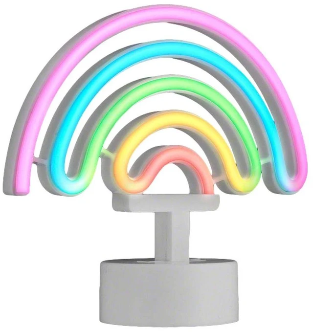 Main image of blinkee USB LED Desk Rainbow Tabletop Sign Multicolor