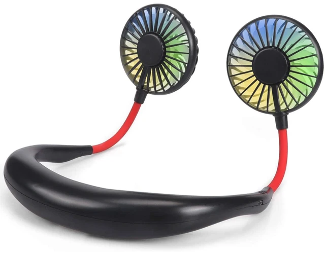 Main image of blinkee Light Up Rechargeable Sports Portable Lazy Travel Neck Fan