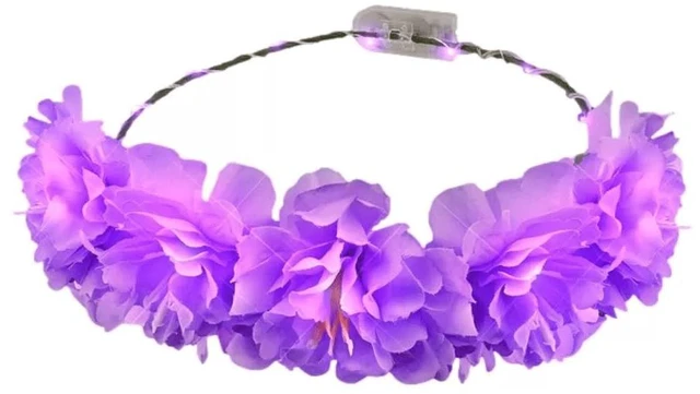 Main image of blinkee Light Up Perfect Bloom Purple Glowing Fairy Halo Crown