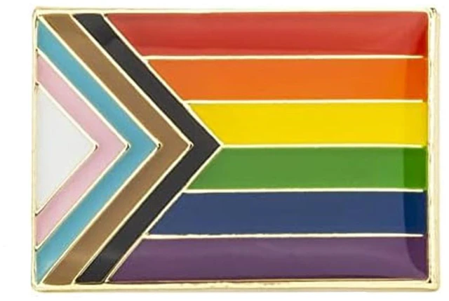 Main image of Unlit Pride Rainbow LGBT Enamel Lapel Pin