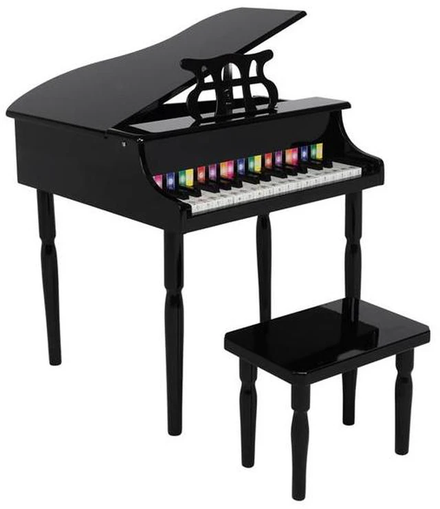 Main image of Four Feet Mechanical Wooden 30 Key Piano for Kids
