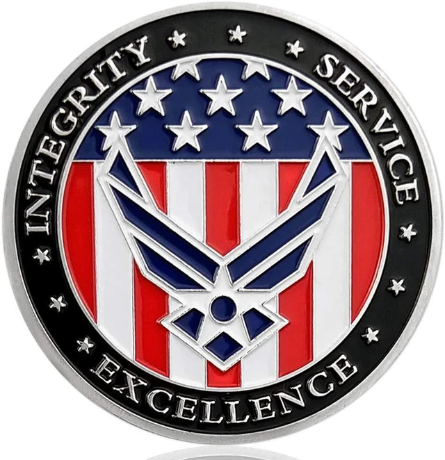 Main image of US Air Force Oath of Enlistment Challenge Silver Coin