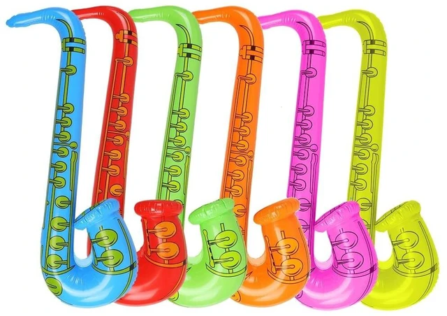 Main image of Assorted Inflatable Saxophone 1 Piece