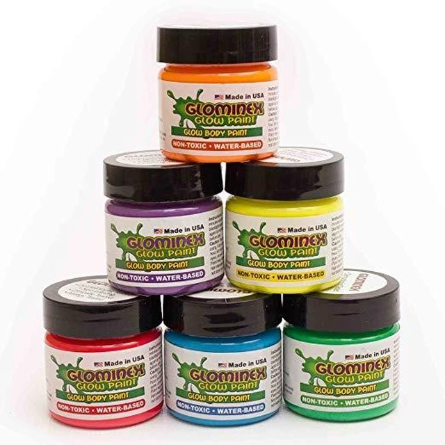 Main image of Jar Glow In The Dark Body Paint Set of 6
