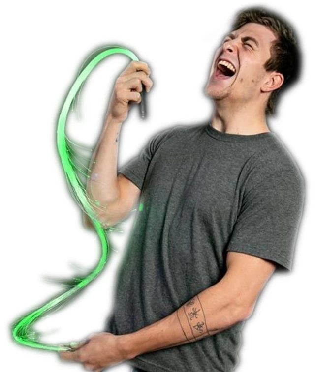 Main image of Light Up Fiber Optic Whip 6 Ft Green