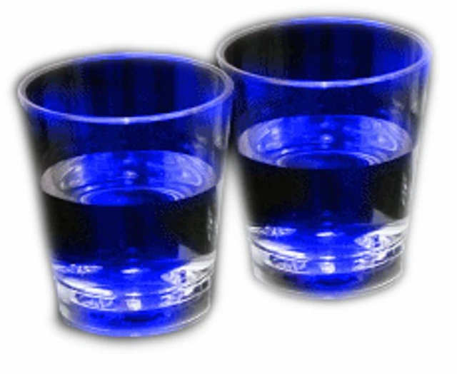 Main image of Light Up Liquid Activated Acrylic Shot Glass Blue