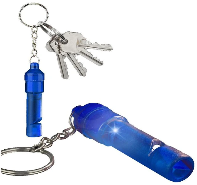 Main image of LED Whistle Key Chain Blue