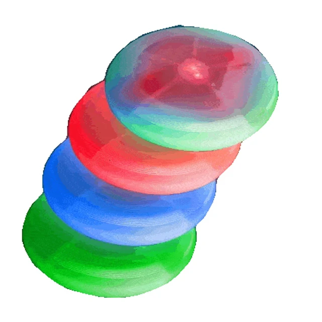 Main image of Assorted 8 Inch LED Frisbee Flying Disc For Night Golf