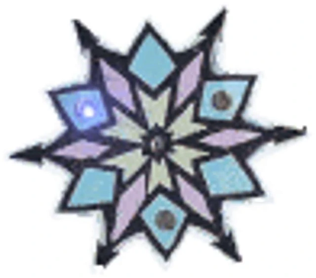 Main image of Snowflake Flashing Body Light Lapel Pins