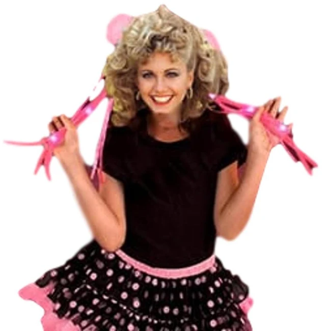Main image of Noodle Ribbon Hair Clip Pink