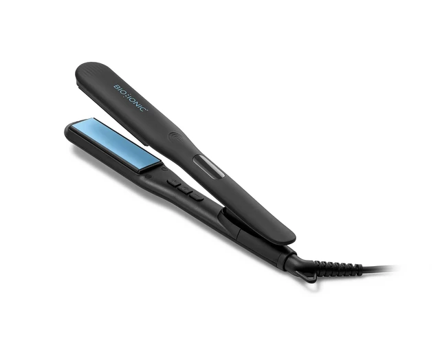 Alt view image 3 of 3 - Onepass Nanoionic MX Styling Iron - Black by Bio Ionic for Women - 1 Inch Flat Iron