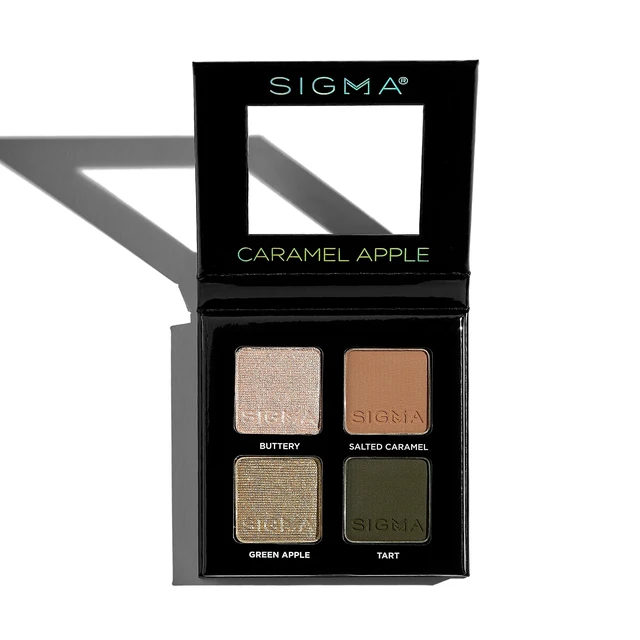 Alt view image 2 of 2 - Eyeshadow Quad - Caramel Apple by SIGMA for Women - 0.14 oz Eye Shadow