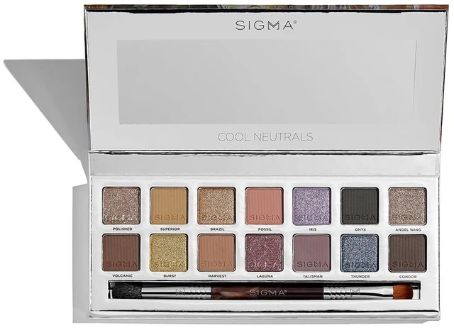 Main image of Eyeshadow Palette Cool Neutrals by SIGMA for Women 0.56 oz Eye Shadow