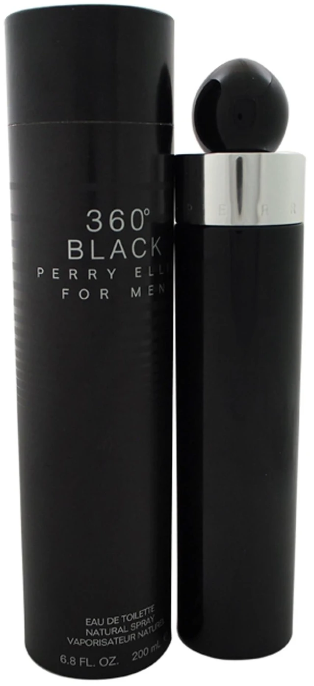 Main image of PERRY ELLIS 360 Black for Men Eau De Toilette Spray, 6.8 Ounce