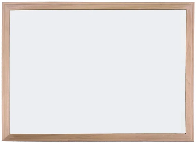 Main image of 18 x 24 Wood Framed Magnetic White Dry Erase Board