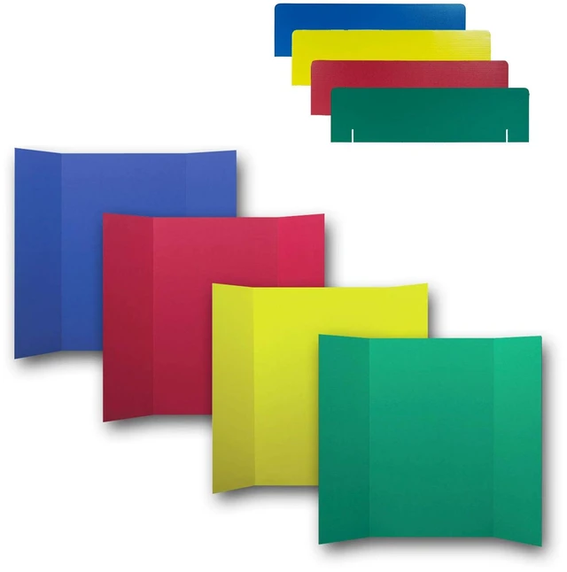 Main image of Flipside Products Corrugated Project Boards & Headers Set, 36" x 48", Assorted Colors, 24 Sets