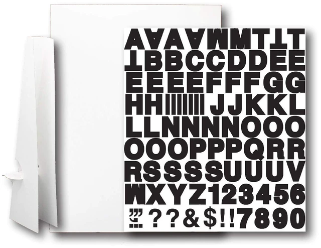 Main image of 20 x 30 White Corrugated Project Sheet Sign Kit Pack of 25 Bulk
