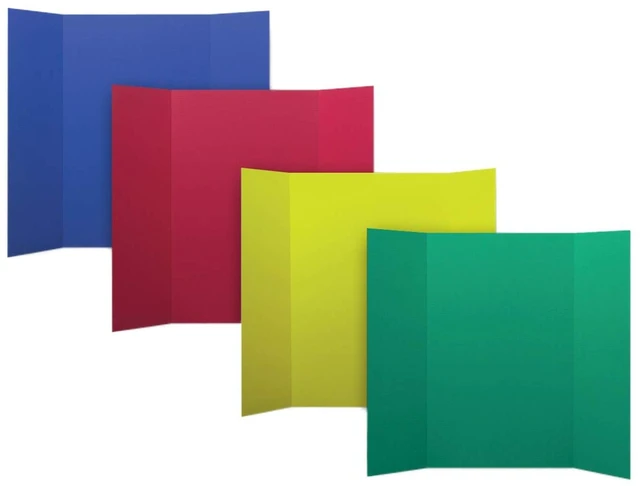 Main image of Flipside Products 36 x 48 Project Boards for Presentations, Science Fair, School Projects, Event Displays and Trifold Pict