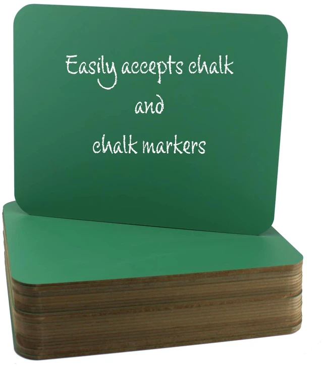 Main image of Flipside Products 9.5" x 12" Green Chalkboard, Portable Lapboard, Pack of 24