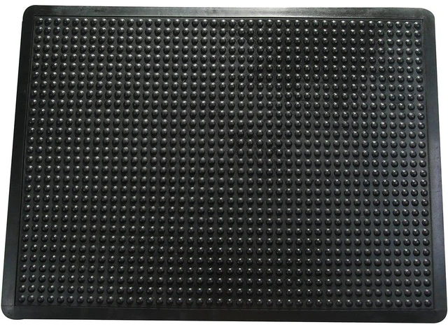 Main image of Floortex Doortex Black Cushioned AntiFatigue Bubble Mat 24" x 36"