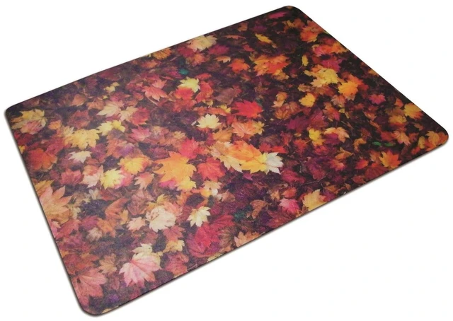 Main image of Floortex Colortex Photo Ultimat Rectangular General Purpose Mat in Autumn Leaves Design for Hard Floors & Low Pile Carpets (36"