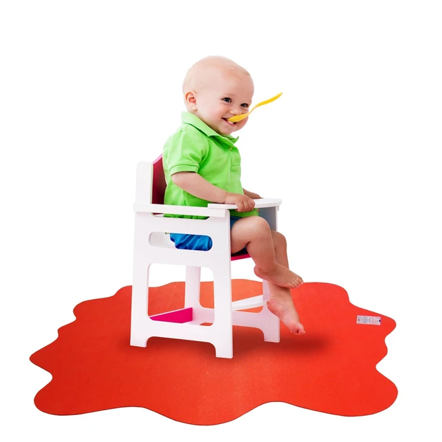 Alt view image 15 of 15 - Colortex Multi-Purp Play Mat Hard Floors Volcanic Red 40x40 FC124040PRV