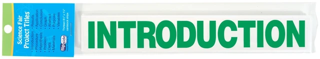 Main image of Flipside Products Green Science Fair Titles, Display Board Titles, Projects, School, Kids, Classroom, Pack of 24