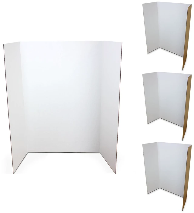 Main image of Flipside Products 36 x 48 Project Boards for Presentations, Science Fair, School Projects, Event Displays and Trifold Pict