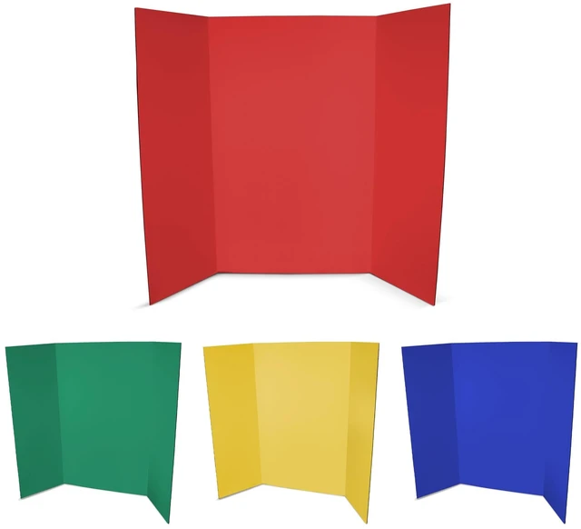 Main image of Flipside Products 36 x 48 Project Boards for Presentations, Science Fair, School Projects, Event Displays and Trifold Pict