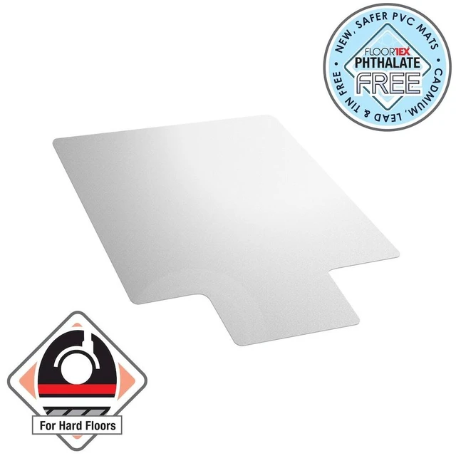 Main image of Vinyl Lipped Chair Mat for Hard Floor 36" x 48"